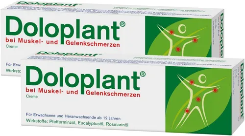 Produktbild Dr.Willmar Schwabe Doloplant Creme für Muskel- und Gelenkschmerzen 2 x 100 g