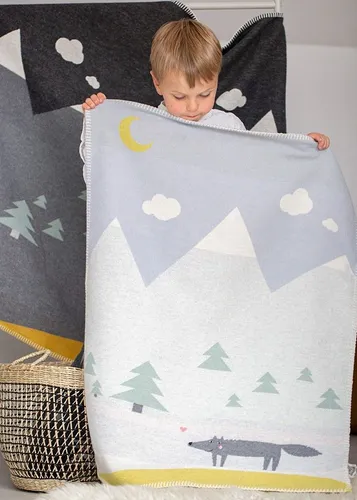 David Fussenegger Babydecke Lili Wolf 6646 von David Fussenegger