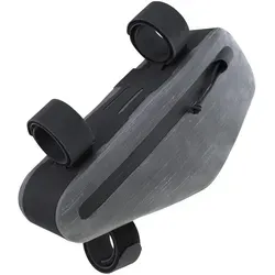 Multi Frame Pack WP S Tasche Carbongrau - Fahrradtaschen mit variablen Klettverschlussfixierungen für vielseitige Anbringung, wasserdicht und mit 0,8 l Stauraum für wichtige Utensilien auf Tour.