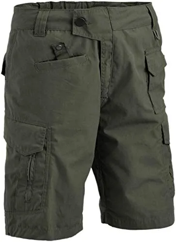 DEFCON 5 Shorts, erweiterte Taktische Kurze Hose, Taktische Shorts in Rip Stop, D5-3438 (Olive drab, Medium)