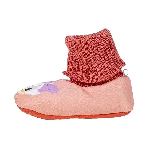 Minnie Mouse Hausschuhe - Rosa - Größe 24 - Ohne Verschluss - Kinderhausschuhe im Boot Style - Aus Polyester - Original Produkt in Spanien Designed