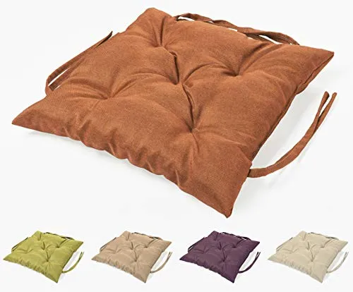 sunnypillow Stuhlkissen Outdoor, Indoor in orange von sunnypillow