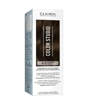 Clairol Color Studio Permanente Color Creme Haarfarbe 1 Stk Mittelbraun 4/0