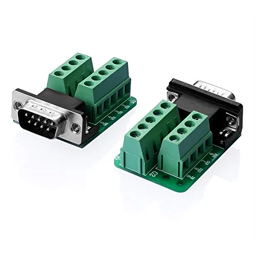 SIENOC RS232 D-SUB DB9 Stecker zum Klemmenanschluss Signalmodul