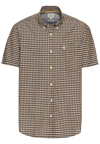 Kurzarmhemd CAMEL ACTIVE Herren XXL - Kariert in Dark Navy - Klassisches Herren-Freizeithemd von CAMEL ACTIVE in kariertem Design. Aus 100% Baumwolle, atmungsaktiv und pflegeleicht, ideal für einen lässigen Look.