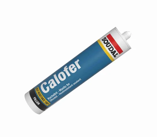Soudal Calofer 300ml Kachelkitt Ofenkitt Kaminkitt Kesselkitt feuerfest 1500°C