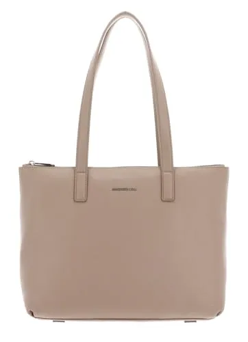 Mandarina Duck Mellow Leather Crossover Tasche, Warm Taupe in braun von Mandarina Duck
