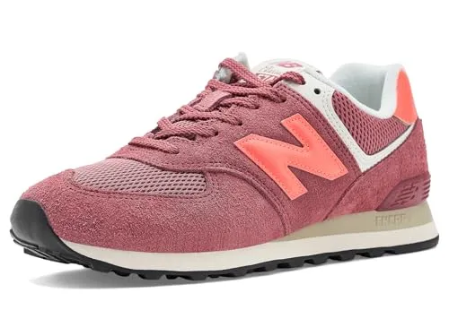 New Balance U 574 7FE Herren Sneaker Apollo Gold Atomic Yellow in Rot - Stylischer Herren Sneaker in Größe 44 EU, aus hochwertigem Leder und Textil gefertigt. Ideal für den täglichen Komfort und trendige Outfits.