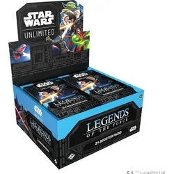Star Wars: Unlimited Legends of the Force Display (24 Booster) Englisch - Sammelkarten-Display für das epische Star Wars: Unlimited Set, mit Chancen auf seltene 