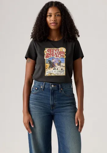 Levi's® LV T-Shirt THE PERFECT TEE NEUTRALS - Rundhalsshirt aus dehnbarem Baumwoll-Jersey, ideal für lässige Freizeitlooks und vielseitig kombinierbar für einen trendy Style.