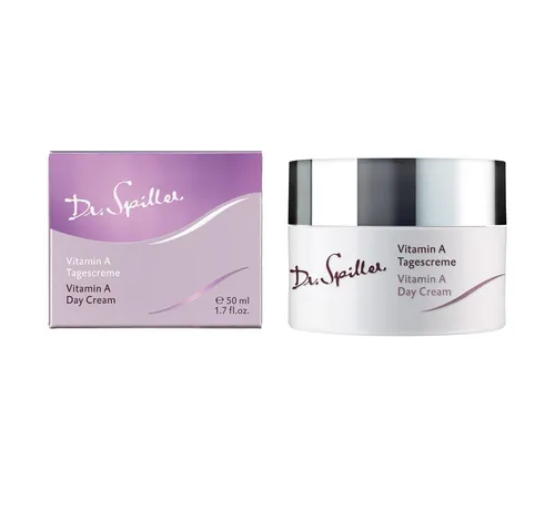 Dr. Spiller Vitamin A Tagescreme - Tagespflege mit Retinol für einen ebenmäßigen Teint, feuchtigkeitsausgleichend und faltenreduzierend für ein jugendliches Hautbild.