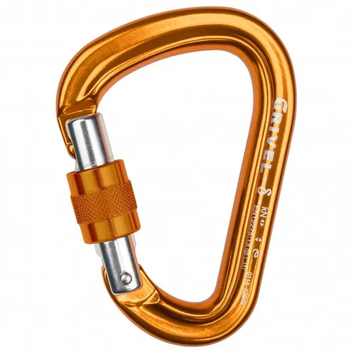 Grivel Delta K5N D Screw-Lock Carabiner in rot von Grivel