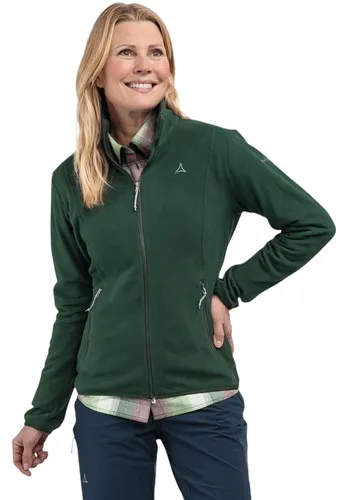 Schöffel Fleecejacke Style Ash Women dark jade (6965) 34 - Funktionsjacke für Damen, leicht und wärmend dank Tecnopile, mit hohem Feuchtigkeitstransport und optimaler Bewegungsfreiheit – perfekt für Wanderungen!
