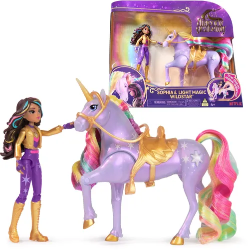 Unicorn Academy Light Unicorn und Sophia & Wildstar Figur von Spin Master