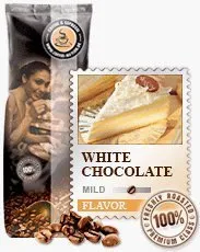 Coffee-Nation Aroma-Kaffee White Chocolate 1000g Bohnen | Spitzenqualität | Kaffeeliebhaber