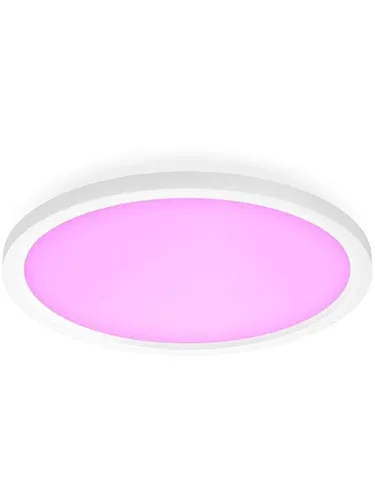 Philips Hue Surimu Round Panel 40W - Moderne LED-Paneele mit 16 Millionen Farben und Weißtönen, ideal für stimmungsvolle Beleuchtung in jedem Raum. Steuern Sie Ihr Licht smart über die Hue App.