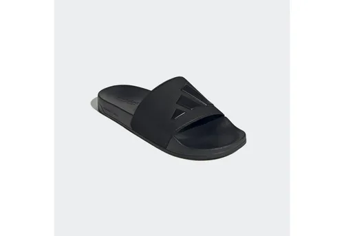 adidas ADILETTE SHOWER BADESCHLAPPEN - Badesandale schwarz 38 EU - Badeschuhe mit cloudfoam-Dämpfung für ultimativen Komfort, ideal für Schwimmbad und Strand. Fällt klein aus, bitte zwei Größen größer bestellen.