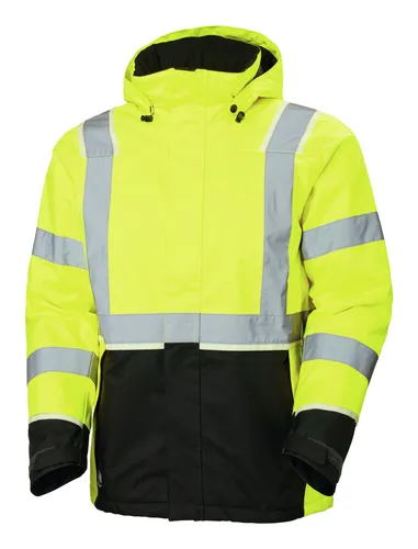 Helly Hansen Warn-Winterjacke, gelb, Größe XL - Jacken & Parkas, strapazierfähige Winterjacke mit hoher Sichtbarkeit für optimale Sicherheit bei kaltem Wetter.