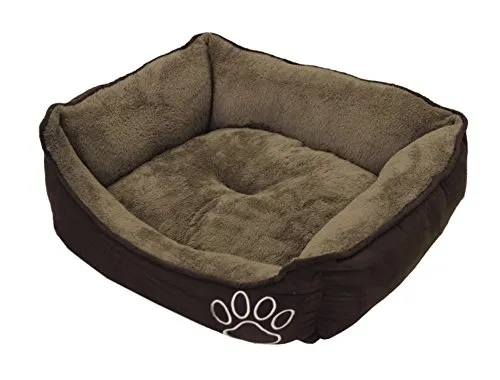 Nobby Komfortbett Mero Classic eckig braun - Hundebetten mit hochwertiger Polsterung für optimalen Schlafkomfort und stilvolles Design in braun.