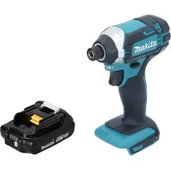 Makita DTD 152 A1 Akku Schlagschrauber 18 V - Akkuschrauber mit 165 Nm Drehmoment, ideal für anspruchsvolle Schraubarbeiten, inklusive 1x 2,0 Ah Akku für hohe Leistung ohne Ladegerät.