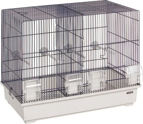 Produktbild Flamingo Vogelkäfig Timor – Weiß/Blau