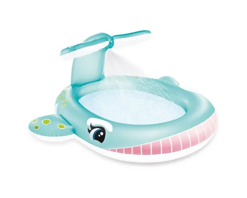 Intex Whale Spray Pool - 201cm x 196cm x 91cm, mit Spritzdüse für erfrischenden Wasserspaß im eigenen Garten