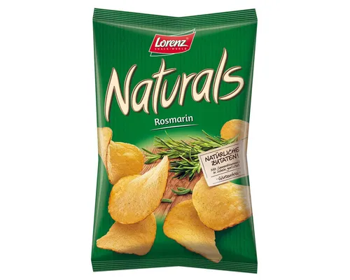LORENZ Knabberei, Lorenz Naturals Rosmarin Kartoffel Chips in Schale geröstet 95g