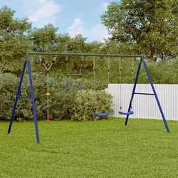 vidaXL Schaukel-Set mit Schaukelsitzen und Kletterschaukel - Verwandle deinen Garten in einen Spielplatz mit diesem vielseitigen Schaukel-Set! Ideal für Kinder von 3-10 Jahren, fördert es Gleichgewicht und Koordination. Robust und langlebig, mit verstellbaren Sitzen für langanhaltenden Spaß.