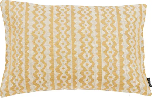 done.® Dekokissen Lidia, Jacquardgewebte Kissenhülle ohne Füllung mit Leinenanteil, 1 Stück