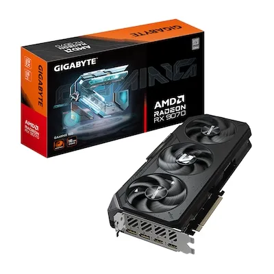 GIGABYTE Radeon RX 9070 GAMING 16G Grafikkarte HDMI/DP