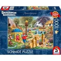 Thomas Kinkade Studios: Benjamin Blümchen, Ein Tag im Neustädter Zoo, Puzzle 1000 Teile