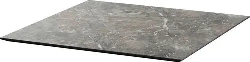 HPL Tischplatte Galaxy Marble 70x70 cm in grau von Essentials
