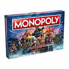 Winning Moves - Monopoly – Iron Maiden - Gesellschaftsspiel für 2+ Spieler ab 8 Jahren, erlebe legendäre Iron Maiden-Alben und baue Tribünen und Stadien für ein unvergessliches Spielerlebnis!