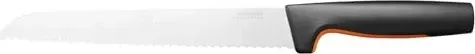 Fiskars Functional Form Brotmesser 342 mm - Langes Brotmesser mit Wellenschliff und robuster Klinge aus japanischem Edelstahl. Ergonomischer Griff mit SoftGrip für sicheren Halt. Spülmaschinenfest und ideal für die einfache Handhabung in der Küche.
