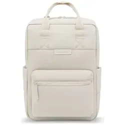 Kapten & Son Rucksack Bergen Cloud 15L Sandstone - Stylischer Rucksack für Schule, Uni und Freizeit mit geräumigem Hauptfach und Laptopbereich. Hergestellt aus recycelten Materialien, bietet er praktischen Stauraum und Tragekomfort für jeden Tag.