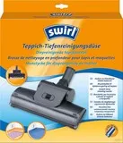 Swirl Teppich-Tiefenreinigungsdüse - Staubsaugerdüse mit rotierender Bürstenwalze, für intensive Tiefenreinigung bis 15mm Florhöhe, kompatibel mit Miele, Siemens, Bosch und mehr