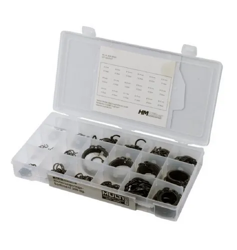 HM Müllner Werkzeuge Werkstatt-Set HM Sicherungsring Sortiment 300- tlg. BOX SR-300