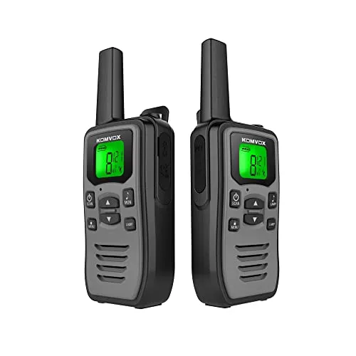 Walkie Talkie Professional für Erwachsene - Funkgerät Set mit 10 km Reichweite - Funkgeräte für Outdoor-Aktivitäten mit 10 km Reichweite, 16 Kanälen und privater Kommunikation. Ideal für Teamarbeit und Abenteuer in der Natur.