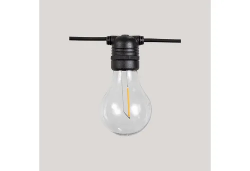 Licht-Erlebnisse Gartenleuchte NARUO – Moderne LED-Außenlichterkette - Stimmungsvolle LED-Außenlichterkette mit warmweißem Licht (2700 K), ideal für Terrasse und Balkon. IP44 schützt vor Spritzwasser, perfekt für stimmungsvolle Momente und besondere Akzente im Freien und Innenräumen.