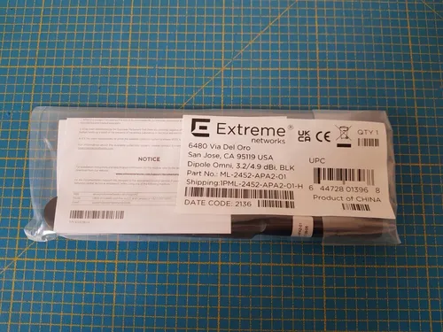 EXTREME NETWORKS HIGH PERFORMANCE DUAL BAND 802.11 A/G DIPOLE ANTENNA _0,1_6