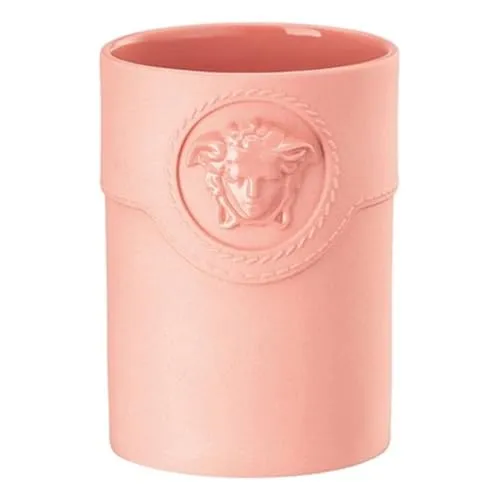 Versace Dekovase by Rosenthal Mini La Medusa Pink (10cm) in pink von Versace