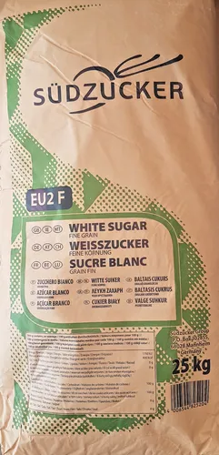 Zucker Südzucker Sack 25 kg Weisszucker Weinbau Lebensmittel Qualität Premium