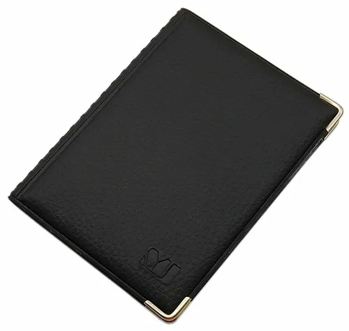 Ausweisetui Ausweistasche Ausweismäppchen Kreditkartenetui Schwarz