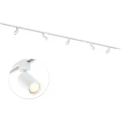 Qub Focus III 1-Phasen LED Schienensystem mit 5x GU10 Spots von Qub