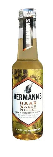 HERMANN’S HAARWASCHMITTEL Bier und Hopfen Shampoo 250ml - Shampoo für gesundes, voluminöses Haar mit natürlichen Inhaltsstoffen aus Bier und Hopfen, ideal für alle Haartypen.