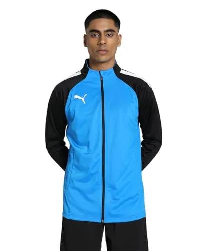 PUMA mens Sweater, Electric Blue Lemonade-puma Black, 3XL
