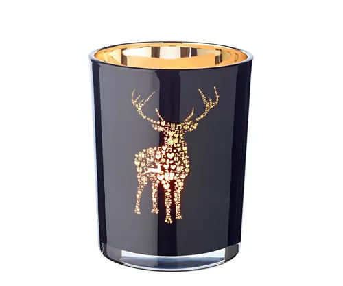 Kerzenständer Schwarz von Edzard