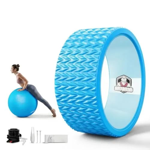 HAPBEAR Yoga Rad Set – 30 cm für effektives Training