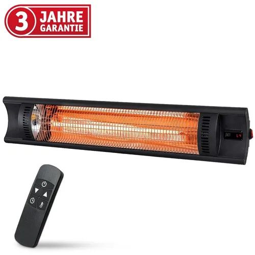 WALTER Wandheizstrahler B-Ware 2000W mit Fernbedienung in schwarz von Walter