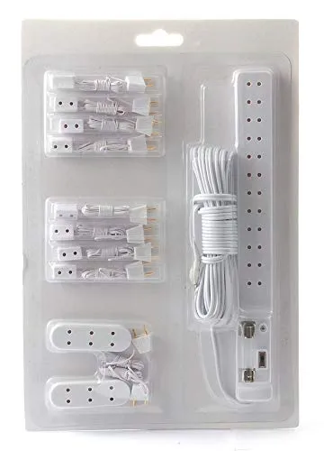 Puppenhaus Beleuchtung Set mit Kabel und Steckdosen